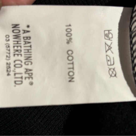 BAPE Shark Full zipp upp hoodie (black) - Picture 3 of 5